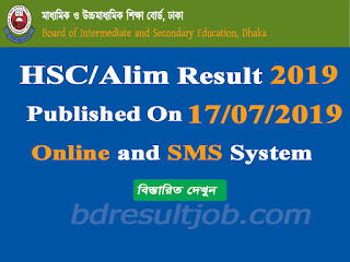 HSC Alim Examination Result 2019