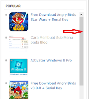Cara Membuat Scroll di Widget Blog