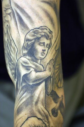 angel and cherub tattoos. Angel or Cherub?