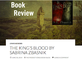 http://themodestvergebookblog.wordpress.com/2014/06/30/the-kings-blood-by-sabrina-zbasnik/