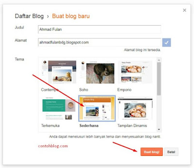 buat blog