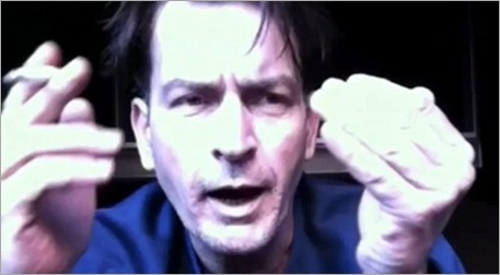 Charlie Sheen na Web Cam