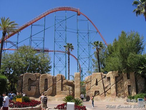 six flags magic mountain tatsu. six flags magic mountain