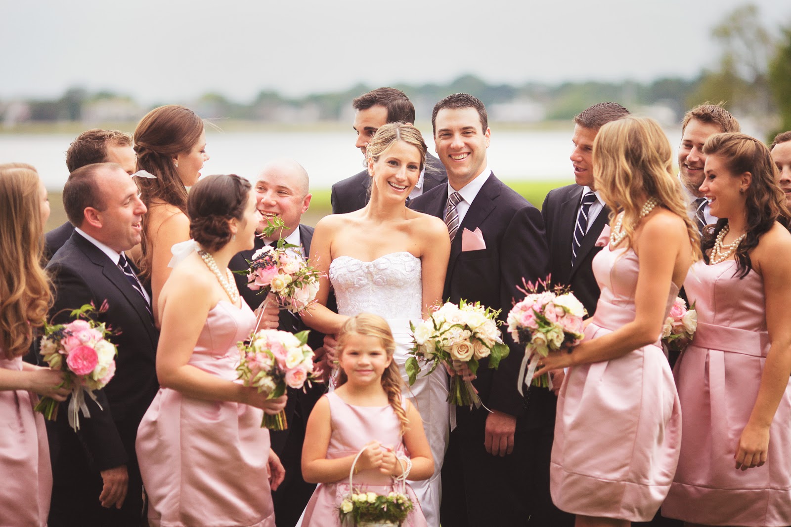 Pink And Blue Wedding Invitations