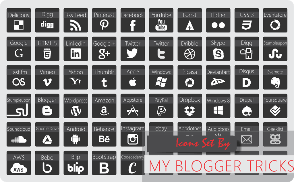 60-Simple-gray-icons-set