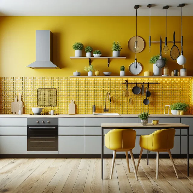 Benefits of Having a Yellow Kitchen Backsplash