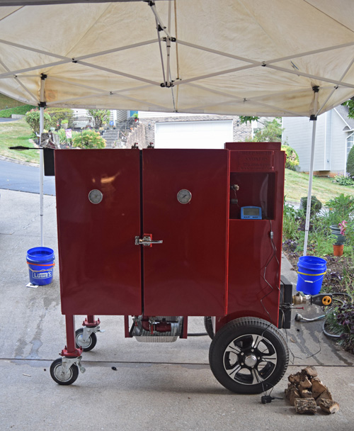 Fourth of July brisket cook on the Deep South Smoker