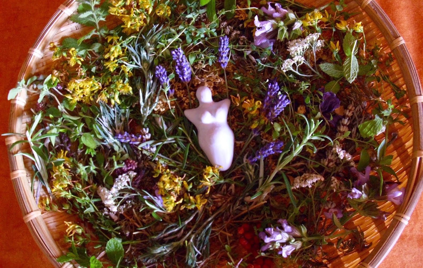 Frau und Natur