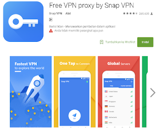 pada kesempatan hari ini saya akan memberikan beberapa warta wacana √ Ulasan Tentang Free VPN proxy by Snap VPN