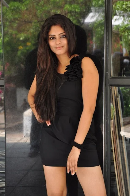 Seetal Sidge Hot Pics in Black Dress
