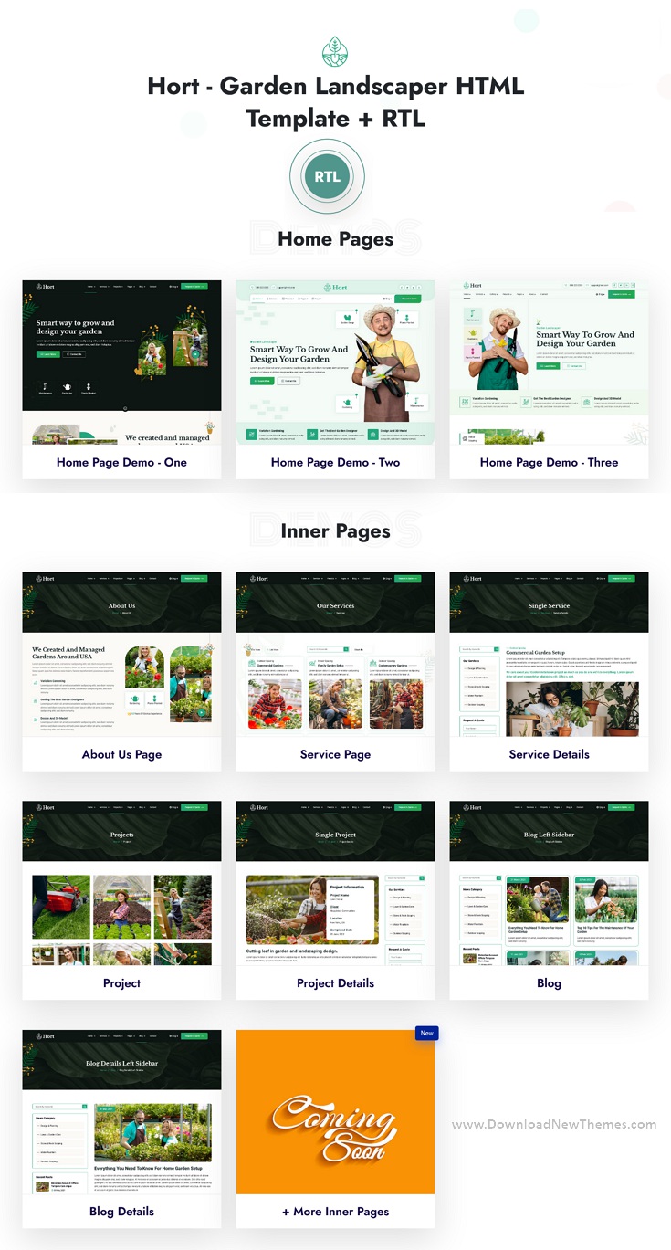 Hort - Garden Landscaper HTML Template