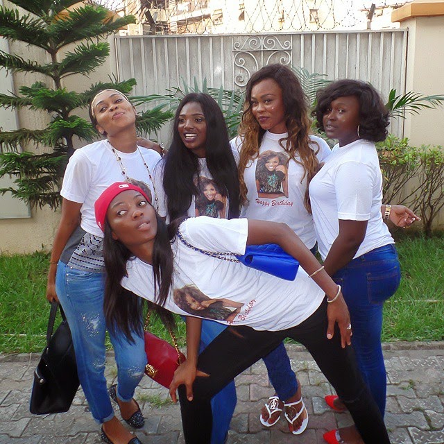 1 Annie Idibia & Daughter Marks Her 30th Bday At Charity Home [See Photos]