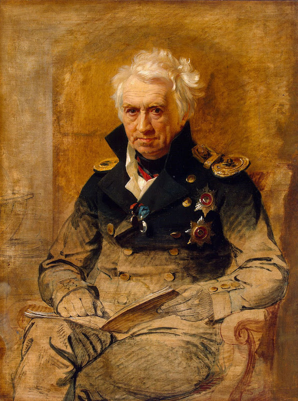 Portrait of Admiral Alexander Shishkov by George Dawe - Portrait Paintings from Hermitage Museum