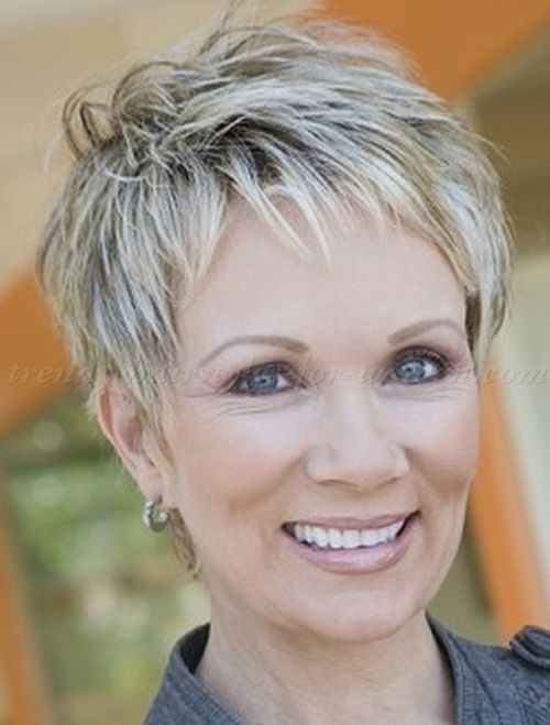 cute short hairstyles for women over 60