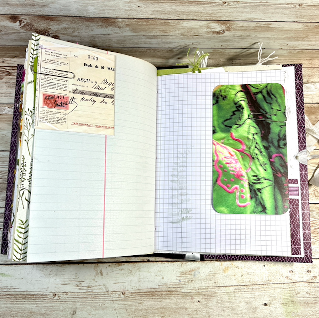 Non Vintage Dainty Flower Journal Flip Through