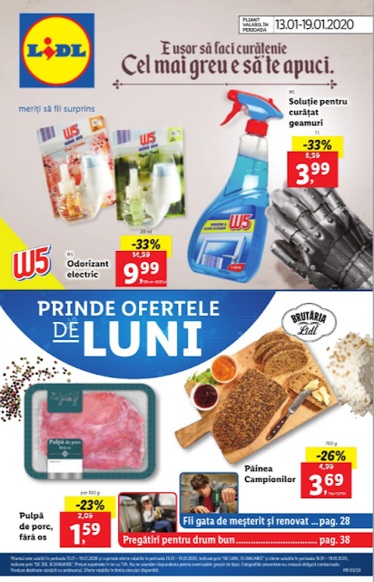 LIDL catalog brosura  13-19.01 2020