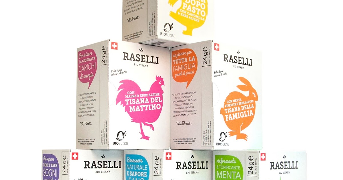 Raselli Tea Blends on Packaging of the World Creative 