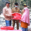 Tinjau Lokasi Kebakaran di Desa Sungsang, Wabup Serahkan Bantuan