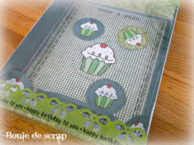SRM Stickers Blog - Shaker Box Birthday by Angélique - #card #shaker #A2 #clear box #stickers