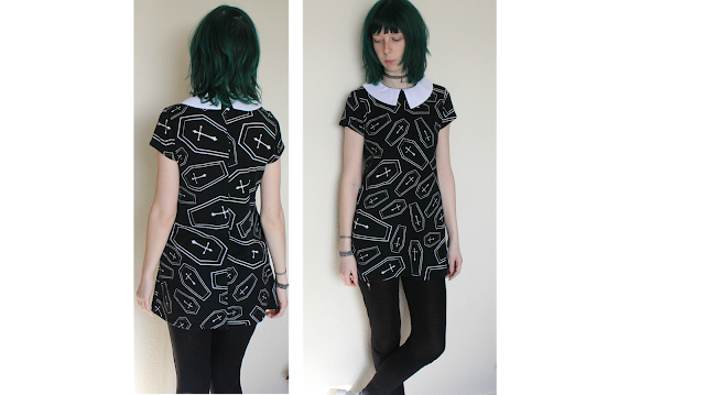 Coffin Dress, Coffin Print,