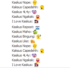 Kode Emoticon Kaskus di Facebook Terbaru