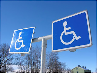 image of handicapped signs