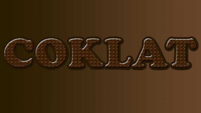 Photoshop Chocolate Text Effect