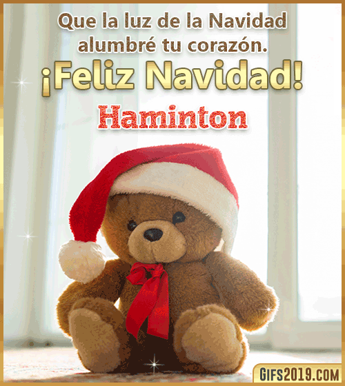 Imágenes gif feliz navidad haminton