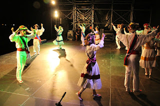 Exhibición de danzas de Ibarra-Kaldu, Erreka-Ortu y Laguntasuna