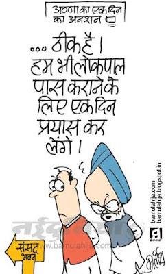 anna hazare cartoon, jan lokpal bill cartoon, lokpal cartoon, manmohan singh cartoon, congress cartoon, indian political cartoon