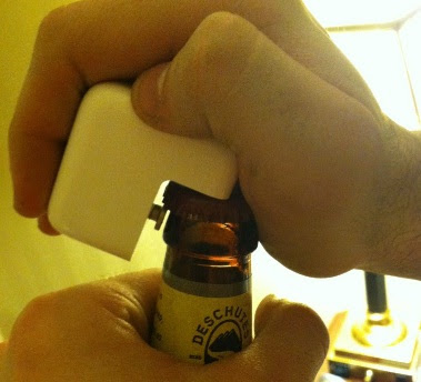 iPad chargers can open beer bottles