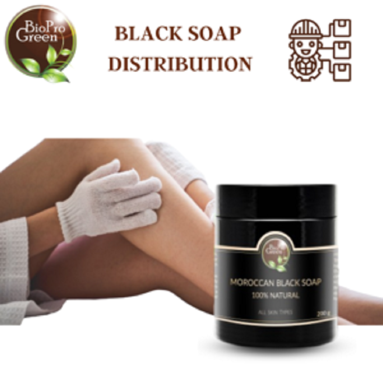 Distribution of black soap