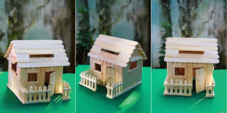 Membuat Rumah Mainan Dari Stik Es Krim