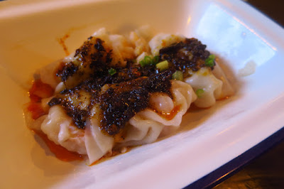 Ebi Bar, shrimp dumpling mala sauce