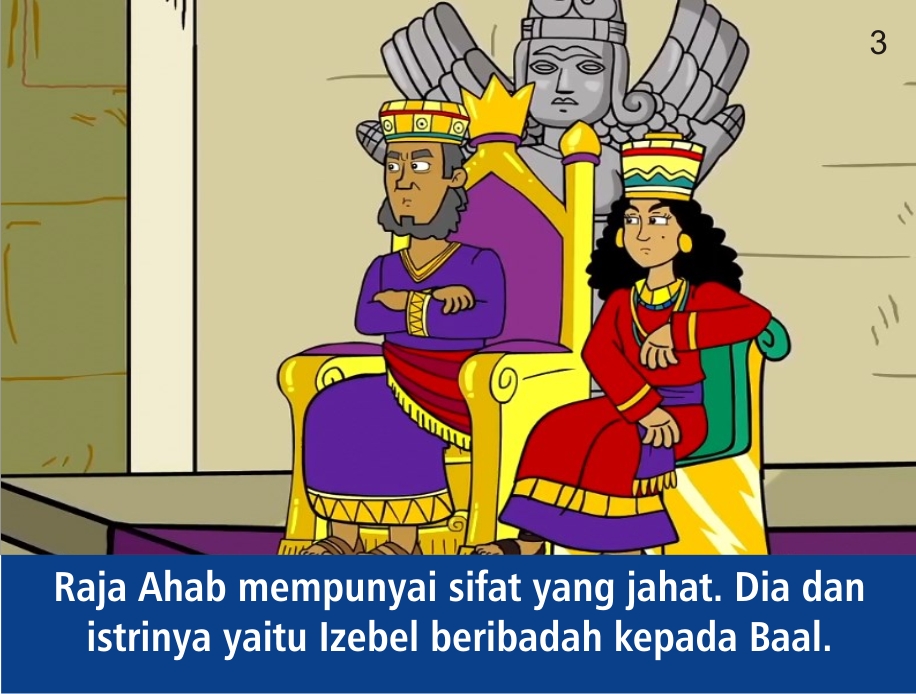 Komik Alkitab Anak: Tuhan Memelihara Elia