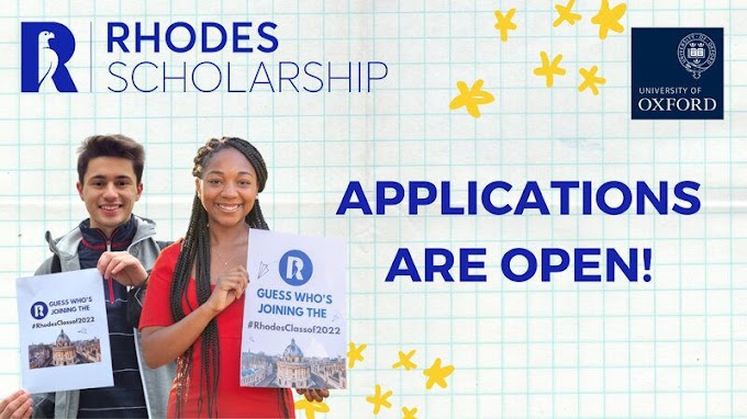 Rhodes Global Scholarships 2023 for Postgraduate Study at the University of Oxford, United Kingdom | Fully Funded