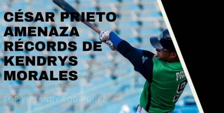 Tal vez haya pasado desapercibido para muchos, pero el novato cienfueguero de refuerzo con Villa Clara, César Prieto, está amenazando con destrozar las marcas de hits y anotadas de Kendrys. 