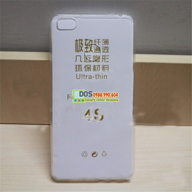 Ốp lưng xiaomi mi4s silicone  trong suốt 