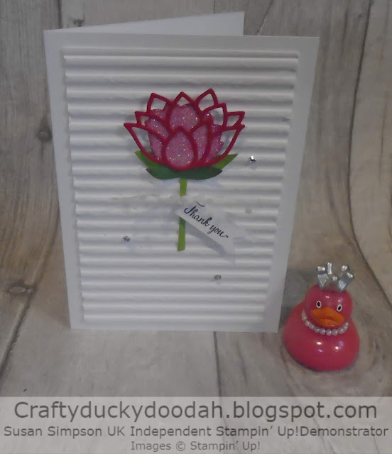 Craftyduckydoodah!, Lovely Lily, Lily Pad Dies, Susan Simpson UK Independent Stampin' Up! Demonstrator, Supplies available 24/7 from my online store, SAB 2020, #JOSTTT013