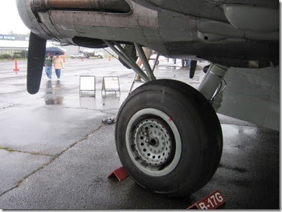 IMG_6845 B-17 Bomber Landing Gear in Aurora, Oregon on June 9, 2007
