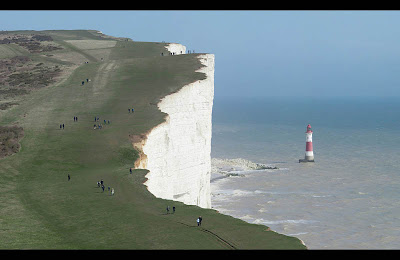  THE BEACHY HEAD CHALK CLIFF IN SOUTHERN ENGLAND