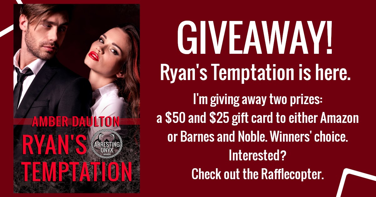 A #Giveaway for Ryan’s Temptation, #romanticSuspense by Daulton: After Chanel witnesses a murder, she and her sexy neighbor flee the city with the killer in hot pursuit. #Romance #Contemporar