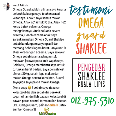 testimoni omega guard shaklee