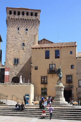 San Martín square in Segovia