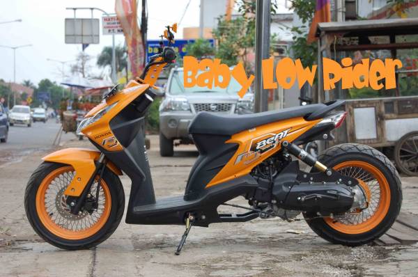 MODIFIKASI HONDA BEAT  LOW RIDERHONDA BEAT 2008 LOW RIDER