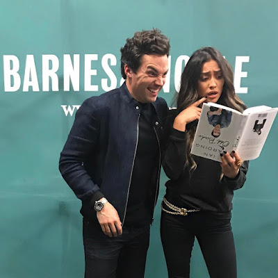 PLL co-stars Shay Mitchell and Ian Harding at 'Odd Birds' Book Tour Signing