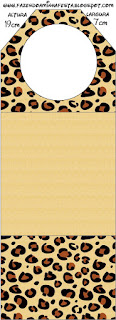 Leopard Prints Free Printable Bookmarks.