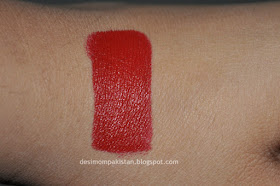 MEDORA MATTE LIPSTICK IN REAL RED swatch