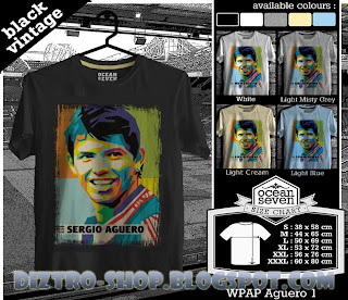 Kaos Pop Arts Sergio Aguero