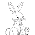 - Easter Bunny For Kids  Coloring Pages